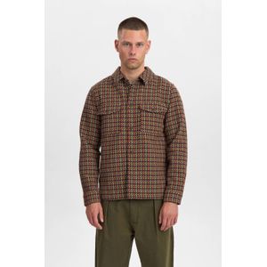 Anerkjendt - AKOSCAR - Overshirt - Roodbruin - Regular Fit - Lange Mouwen