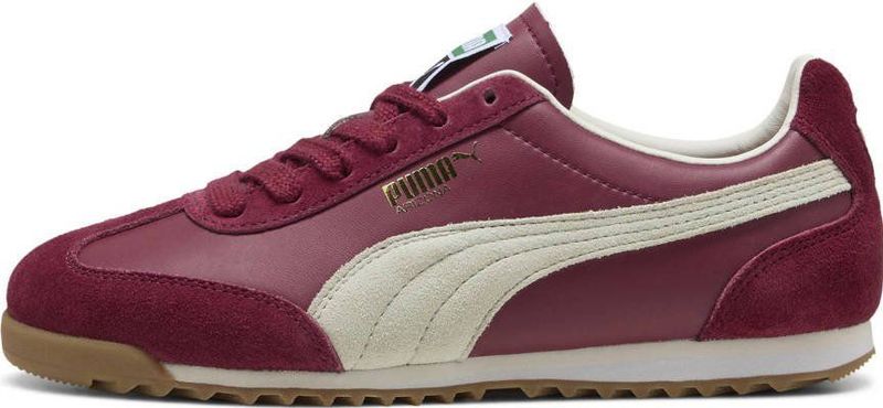 Puma - Arizona Retro - Sneakers - Donkerrood/Ecru