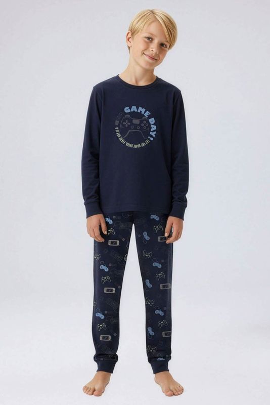 NAME IT KIDS pyjama donkerblauw