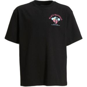 BLACK BANANAS T-shirt JR. WAVEY met printopdruk zwart