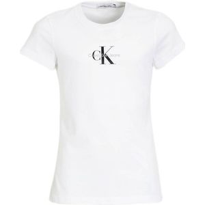 Calvin Klein T-shirt met biologisch katoen wit
