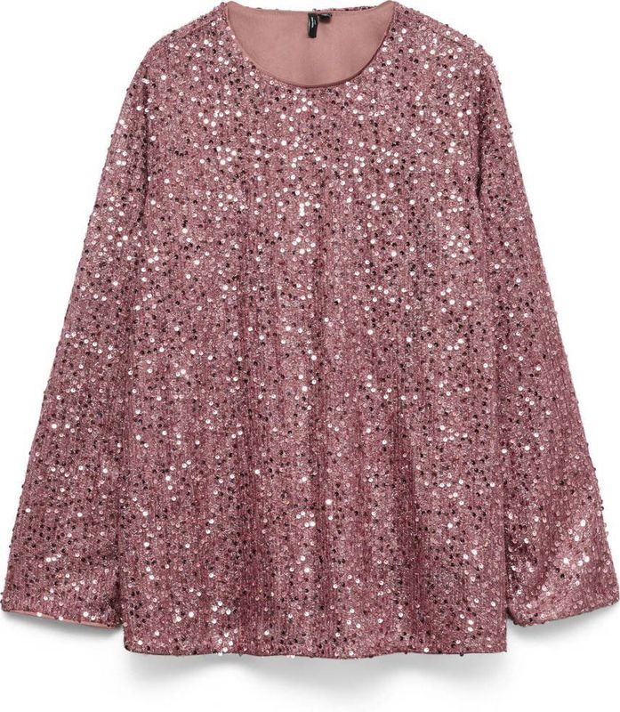 Vmcnaja - Top - Lange Mouwen - O-hals - Wide Fit - Feesttop