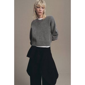 Mango pullover grijs