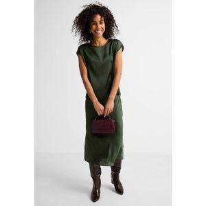 Ruby - Satijnen Top - Donkergroen - Dames