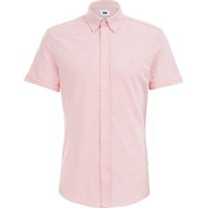 WE Fashion slim fit overhemd light pink