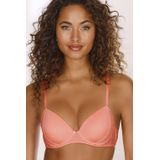 Lascana TIZIANA - Bh - Neon Perzik - Microtouch - Licht Gewatteerd