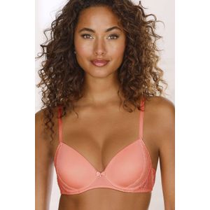 Lascana TIZIANA - Bh - Neon Perzik - Microtouch - Licht Gewatteerd