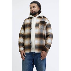 JACK & JONES PLUS SIZE geruit Plus Size bruin