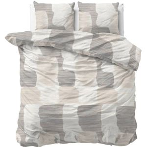 Sleeptime - Dekbedovertrek Dune - Grijs - 240x200x220 + 2 Kussenslopen 60x70