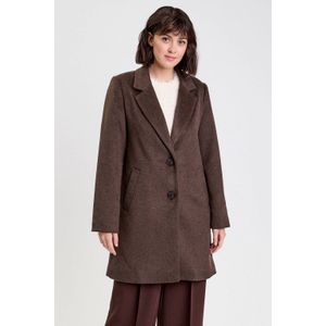 Cache Cache wollen manteljas donkerbruin
