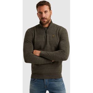 PME Legend Heren trui groen (Maat: S) - Halslijn: Polokraag,