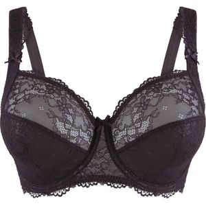 LingaDore niet-voorgevormde beugelbh Daily Full Coverage Lace donkerbruin