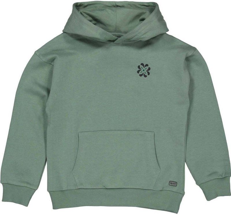Quapi - HERMAN - Hoodie - Groen - Regular Fit - 100% Katoen