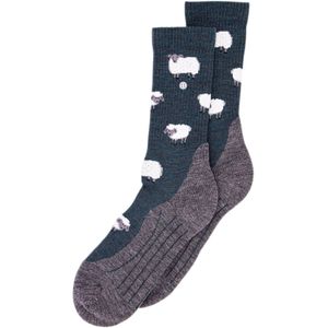 Alfredo Gonzales wandelsokken blauw/grijs