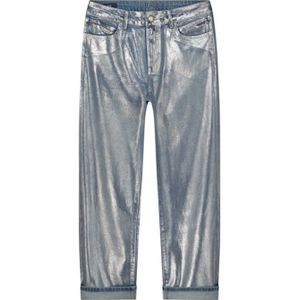 Summum coated straight jeans zilver/denim