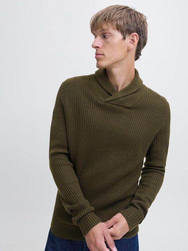 JJ Rebel - JREBROWEN - Coltrui - Olijfgroen - Lange Mouw