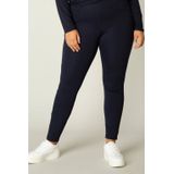 Base Level Curvy skinny tregging Arnika donkerblauw