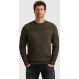 PME Legend - Trui - Groen - Ronde Hals - Lange Mouw