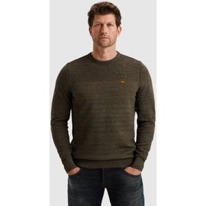 PME Legend - Trui - Groen - Ronde Hals - Lange Mouw