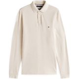 Tommy Hilfiger - Longsleeve Polo - Ecru - Heren Poloshirt