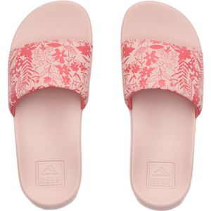 Reef - Kids One Slide - Badslippers - Roze - Synthetisch Materiaal, Voorgevormd EVA-Voetbed