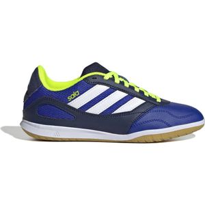 adidas - Super Sala III - Zaalvoetbalschoenen - Blauw Donkerblauw Wit Neongeel - Synthetisch