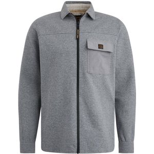 PME Legend gemêleerd overshirt grijs