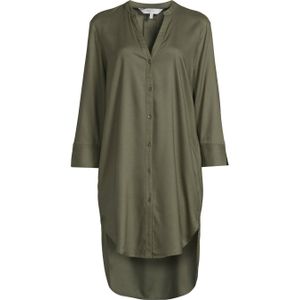 Imagine lange blouse met V-hals khaki