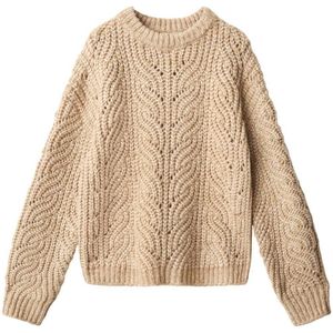 Mango Kids gebreide trui beige