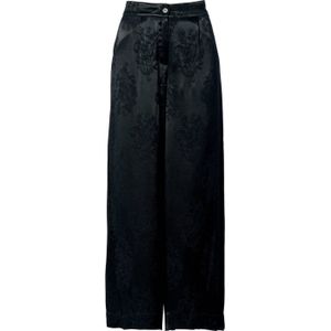 Mart Visser high waist loose fit broek zwart