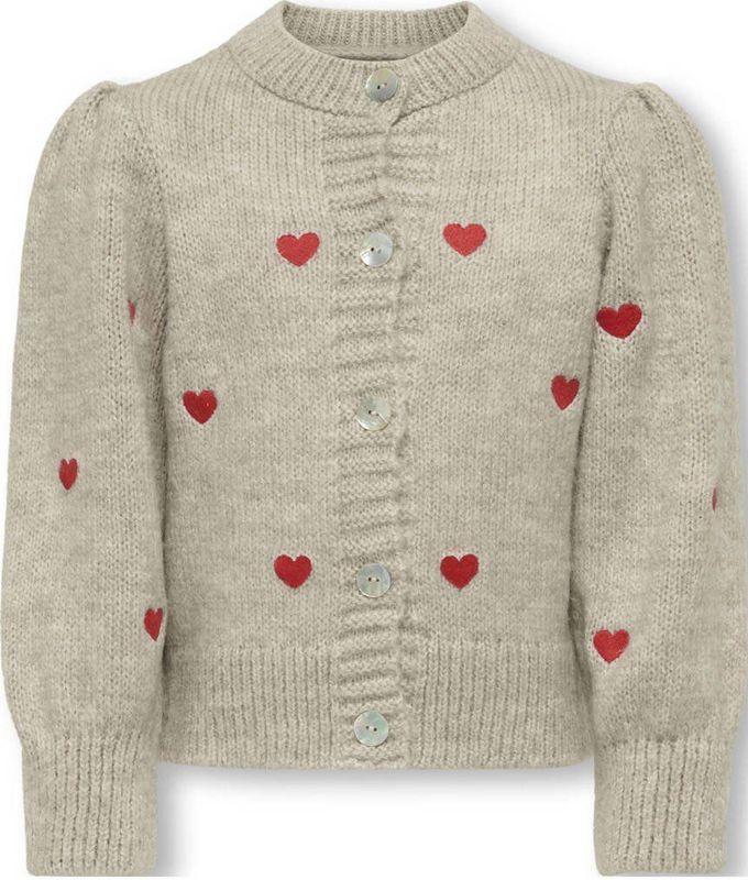 ONLY MINI - Vest - Regular Fit - Lange Mouwen - Knoopsluiting - Geborduurd Detail