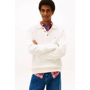 Tommy Jeans Trui 'ESSENTIAL'  navy / rood / wit / wolwit