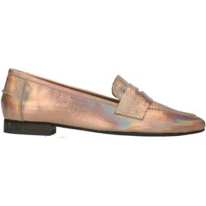 Babouche Louise 17 Leren Loafers Nude Metallic