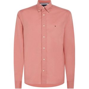 Tommy Hilfiger regular fit overhemd FLEX POPLIN met logo teaberry blossom