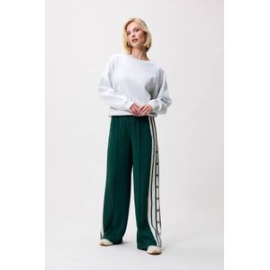Catwalk Junkie - Side Button Tracksuit Trousers - Donkergroen - Broek