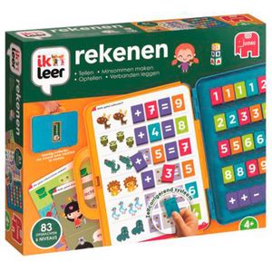 Jumbo Ik Leer Rekenen - Educatief spel voor kinderen vanaf 4 jaar - 15 kaarten met 83 opdrachten op 6 niveaus