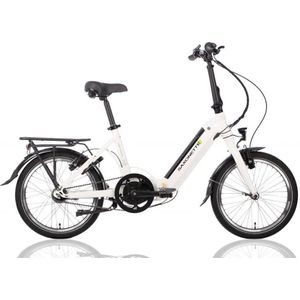 Saxonette Compact Premium Plus elektrische vouwfiets, middenmotor, Nxs 7, wit