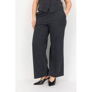 Wasabiconcept wide leg high waist broek antraciet
