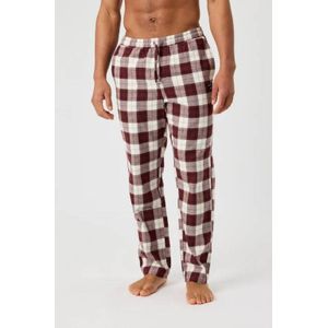 Björn Borg flanellen pyjama rood/wit
