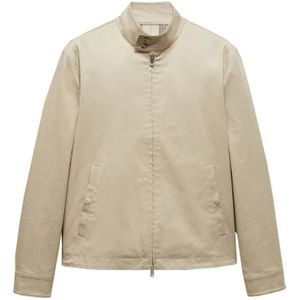 Mango Man tussenjas lichtbeige