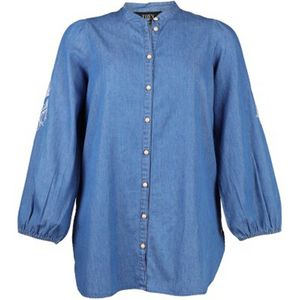 Zoey blouse LIVA blauw