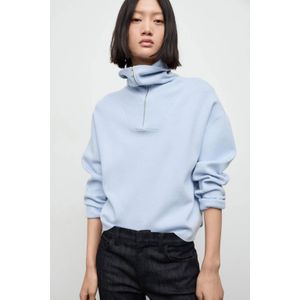 Mango schipperstrui lichtblauw