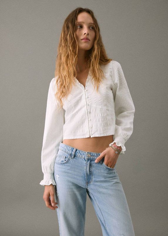 MANGO TEEN - Blouse - Katoen