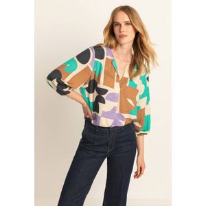 Expresso geweven blouse met grafische print multi