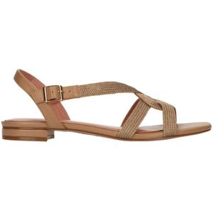 Bibi Lou leren sandalen camel