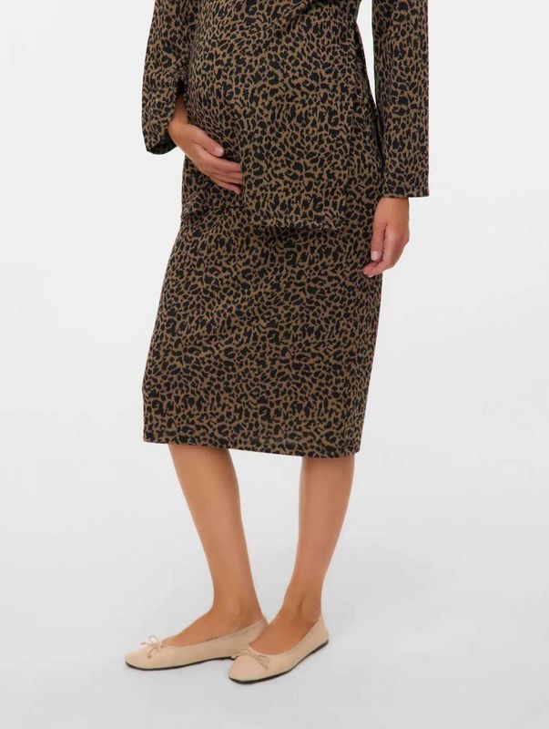 MAMALICIOUS - Rok - Panterprint - Midi - Polyester