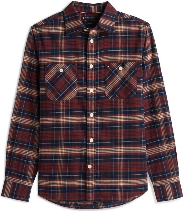 Tommy Hilfiger - Flannel Tartan - Vrijetijdsoverhemd - Regular Fit - Geruit