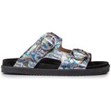 Floris van Bommel Marli 01.02 leren slippers goud multi