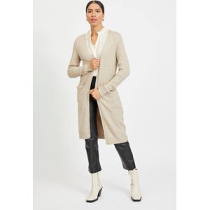 VILA gemêleerd gebreid vest VIRIL beige