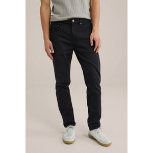 WE Fashion slim chino zwart